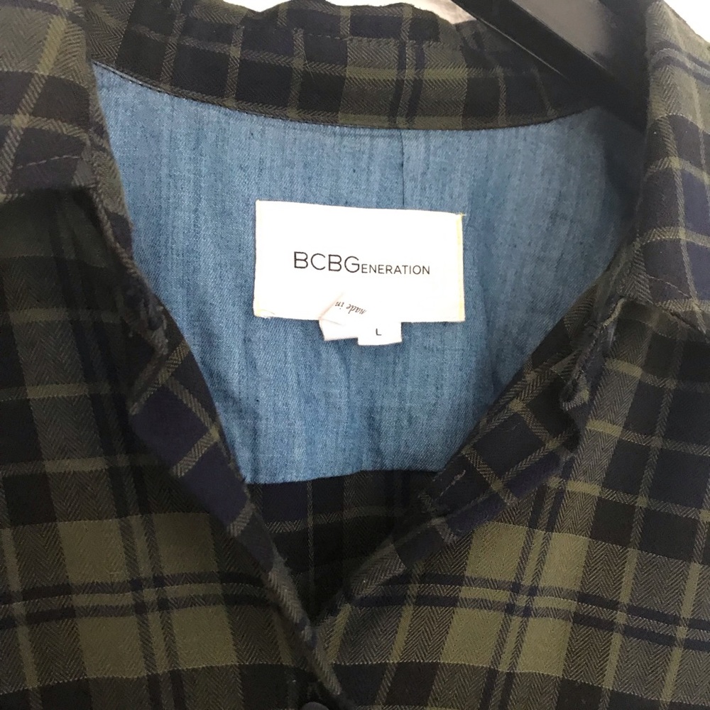 Bcbgeneration Flannel Top - Picture 2 of 4
